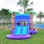 Purple Tropical Inflables Jumping Bouncer Bounce House Commercial Inflatable Bouncy Castle With Water Slide