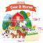 DIY Kids toy Educational toy Cow & Horse Farm Animals 3d Puzzle