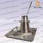 Steel concrete Slump cone test set with plate and scoop tamping bar