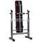 Home gym bodybuilding adjustable foldable weight lifting bench exercise weight barbell rack