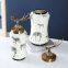 Chinese New Style Creative Household Decoration Modern Animal Painting Ceramic Flower Storage Vase As Table Lidded Jar