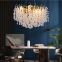 Postmodern Luxury Crystal Glass Chandelier lighting Crystal pendant lighting glass Chandelier