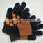 Wholesale acryllic printing knitted gloves