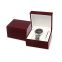 Luxury black rigid cardboard paper watch box cases customizable watch gift  packaging box with logo