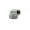 stainless steel pipe fitting ss 304 316L 90 degree forging male reducing shape thread bsp elbow