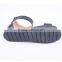 China wholesale comfort flat heel sandals women with back zipper