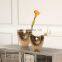 Modern Porcelain Home Decor Luxury Ceramic Gold Vase for Flower Arrangement