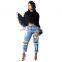 Wholesale European Women, Short-haired Women, Tassel Pullover Casual Fashion Fashion Sweater