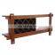 Decoration Modular Foldable Wooden Wine Rack Bottle Holder