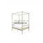 canopy gold metal beds & funiture