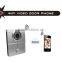 anywhere anytime control wifi video door phone with intercom video call and unlock on ios &android device for muti apartment