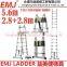 5.6m 2 in 1 telescopic ladder single ladder 5.6m A type ladder 2.8m+2.8m