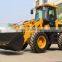 Factory Direct Joystick Strong Bull Wheel Loader 2 ton Weight construction front end loader for sale