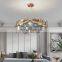 Modern Style LED Pendant Light Luxury Simple Creative Bedroom Dining Room Glass Chandelier For Indoor
