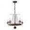 Living room lamp bedroom dining room candle lamps French European luxury home crystal chandelier