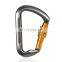 JRSGS Heavy Duty Aluminum 30KN Ultra-Light Locking Climbing Carabiner Screw Snap Hook S7112B