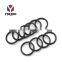 Good Quality Metal Custom Keychain Flat Split Key Ring With Chain For Anywhere