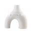 Wholesale Nordic Abstract Vase Vasi Cinesi White Black Beige Vasen Art Vazen Ceramic Vase For Home Decor Wohnkultur Luxus