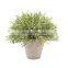Amazon Hot Sold Artificial Plant Flower Pot Decorative Pots Wholesale Outdoor Artificial Potted Bonsai Plastic Plants
