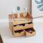 Bamboo Cosmetic Hot Selling Creative Design Drawer(old) Bamboo Storage Box Home Storage & Organization Kitchen & Tabletop
