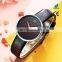 SHENGKE Girls Fashion  Watches K0128L Unique Design Dial Quartz Clock Female PU Leather Band Wristwatches relogio feminino