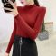 SW01 Wholesale Most Popular Women Classic Fashion Crew Neck Knitted Merino Wool Cashmere Jumper Sweater