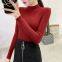 SW01 Wholesale Most Popular Women Classic Fashion Crew Neck Knitted Merino Wool Cashmere Jumper Sweater