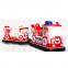 Outdoor popular playground ride on electric train games electric kids train