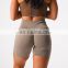 Best Hot Sale Seamless High Waist Ruched Back Speckled Scrunch Seamless Shorts Gym Running Wear Yoga Short Pants Fitness Women