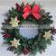 New design promotional PVC artificial christmas wreath/garland for X-mas