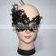Black Venetian Masquerade MardiGras Halloween Face Eye party mask with rhinestone Ball Event Wedding party Masks