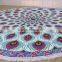 Hippie Mandala Beach Throw Round Yoga Mat
