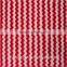 african fabric red and white striped plush fabric