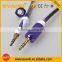 Cheap Transparent Crystal Audio Cable For Aux Stereo Cable,3.5mm Aux Cable / Audio Cable / Video Cable With Hexangular Design