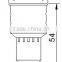 GU10 1X1W LED spotlight Alu housing 1W mini LED lamp 35mm