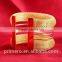 New Hight Quality Gold Wire Mesh Wide Open Cuff Bangle Punk Rock Bracelet Jewelry