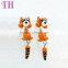 new style anallergic polyresin lion shape korean drop earrings jewellery for girls