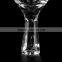 Special heavy stem clear leadfree crystal high quality customized size martini cocktail glass