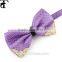 Stylish unisex blank silk ties bow ties party supplies