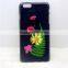 3D DIY custom Flower phone case for iphone 6, flower grass flip phone case, flower leaf phone cover for iphone