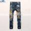 Patchwork Designer High Quality Patched Jeans Ripped Men Rock Men Jeans Hip Hop Jeans Denim Pants