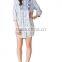OEM Women Button Down Sleepshirt Sleepwear