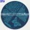 New round shape nail stamping plates