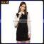 white collar Smart casual dress Office dress Autumn dress