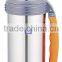 2014 hot sale double wall stainless steel s/s vacuum travel pot with handle 500ML 750ML 1000ML