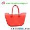 Custom Silicone Beach Bag Handbag Shore Tote, Lady Fashional Silicon Tote Handbag
