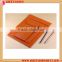 Decorative leather paper file folder Clip