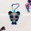 animal shape reflective keychain