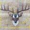 China Factory Wholesale wall mounted resin artificial deer head Christmas wall decoration                        
                                                Quality Choice