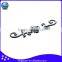Chrome zinc flower shape drawer pull handles for bedroom furniture KH3132
